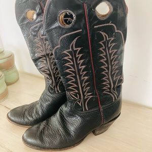 Tony Lama STYLE 6361 Bullhide Buckaroo Cowboy Boots Made In USA Men 11 D